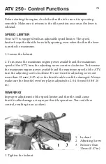 Preview for 83 page of Thumpstar ATV 125CC Owner'S Manual