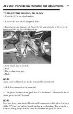 Preview for 113 page of Thumpstar ATV 125CC Owner'S Manual