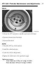 Preview for 128 page of Thumpstar ATV 125CC Owner'S Manual