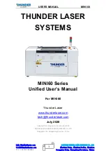 Thunder Laser MINI-60 Unified User'S Manual preview