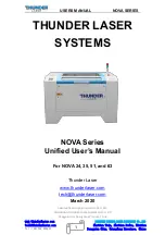 Thunder Laser NOVA 24 Unified User'S Manual preview