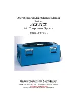 Preview for 1 page of Thunder Scientific ACS-517B Operation And Maintenance Manual