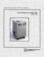 Thunder Scientific series 3900 Operation And Maintenance Manual preview