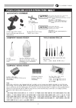 Preview for 4 page of THUNDER TIGER 6724-F28 PLUS 3.5 Instruction Manual & Parts Catalogue