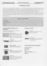 Preview for 2 page of THUNDER TIGER Concept X 4369 Assembly Manual