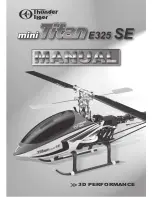 THUNDER TIGER E325 SE mini Titan Manual preview