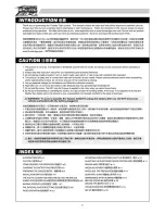 Preview for 2 page of THUNDER TIGER EB-4 G3 6400-F Instruction Manual