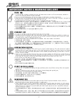 Предварительный просмотр 3 страницы THUNDER TIGER EB-4 S2.5 6242-F Instruction Manual & Parts Catalogue