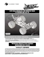 THUNDER TIGER K-Rock 6406-F Maintenance Manual & Parts Catalogue preview