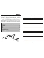 Preview for 2 page of THUNDER TIGER KATANA - ASSEMBLY Manual