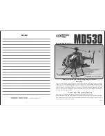 THUNDER TIGER MD530 Assembly & Instruction Manual preview