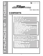 Preview for 2 page of THUNDER TIGER mini Titan 3325 Instruction Manual