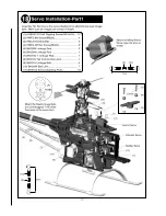 Предварительный просмотр 18 страницы THUNDER TIGER Raptor SE 50 Size 3D Heli Assembly And Maintenance Manual