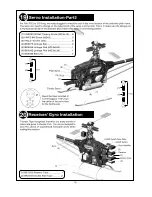 Предварительный просмотр 19 страницы THUNDER TIGER Raptor SE 50 Size 3D Heli Assembly And Maintenance Manual