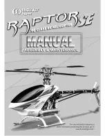 THUNDER TIGER RAPTOR SE Manual preview