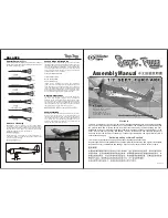 THUNDER TIGER Sept. Fury Assembly Manual preview