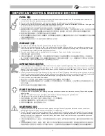 Preview for 3 page of THUNDER TIGER SLEDGE HAMMER S50 Instruction Manual & Parts Catalogue