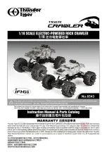 THUNDER TIGER Tiger Crawler 6543 Instruction Manual & Parts Catalogue preview