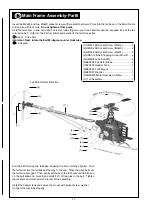 Preview for 18 page of THUNDER TIGER Titan Raptor 50 Size 3D Heli Assembly & Maintenance Manual