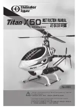 THUNDER TIGER TITAN X50 - Instruction Manual preview