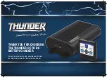 Предварительный просмотр 1 страницы Thunder TDR02021 Manual