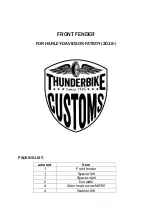 Preview for 3 page of Thunderbike 71-74-050 Mounting Instructions