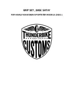 Preview for 5 page of Thunderbike BASE SATIN 55-85-010 Manual