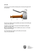 Preview for 8 page of Thunderbike BASE SATIN 55-85-010 Manual