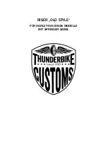 Thunderbike Old style Manual preview