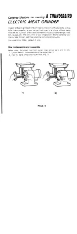 Preview for 5 page of Thunderbird TB-400E Operation Manual