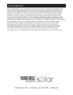 Preview for 8 page of Thunderbolt Thunderbolt Magnum Solar Briefcase Solar Charger Manual