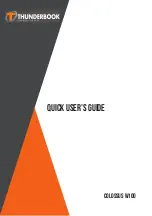 Thunderbook COLOSSUS W100 Quick User Manual preview