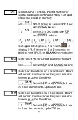 Preview for 12 page of Thunderpaws SportTimer 3000 User Manual