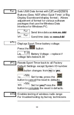 Preview for 13 page of Thunderpaws SportTimer 3000 User Manual