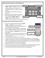 Предварительный просмотр 2 страницы Thunderstone EZ Flow XR Operation & Remote Programming Instructions