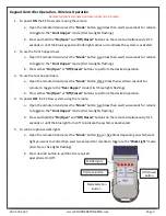 Предварительный просмотр 3 страницы Thunderstone EZ Flow XR Operation & Remote Programming Instructions