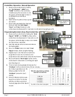 Предварительный просмотр 2 страницы Thunderstone EZ Flow Operation & Remote Programming Instructions