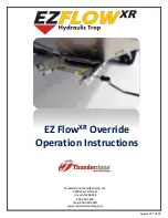 Предварительный просмотр 1 страницы Thunderstone EZ FlowXR Operation Instructions