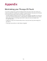 Preview for 60 page of Thuraya X5-Touch User Manual