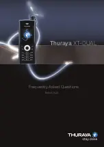 Thuraya XT-DUAL Frequently Asked Questions Manual preview