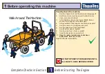 Предварительный просмотр 4 страницы Thwaites Mach 440 Operator'S Instruction Manual