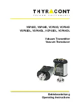 Preview for 1 page of Thyracont B VSP63D Operating Instructions Manual