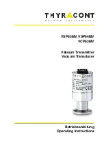 Предварительный просмотр 1 страницы Thyracont VCC200MA4 Operating Instructions Manual