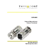 Thyracont VCP63MV Operating Instructions Manual preview