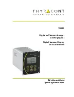 Предварительный просмотр 1 страницы Thyracont VD10 Operating Instructions Manual