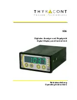 Thyracont VD6 Operating Instructions Manual preview