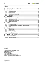 Предварительный просмотр 2 страницы Thyracont VD8 Series Operating Instructions Manual