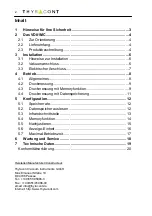 Preview for 2 page of Thyracont VD81MC Operating Instructions Manual