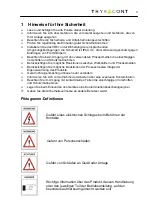 Preview for 3 page of Thyracont VD81MC Operating Instructions Manual