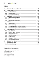 Предварительный просмотр 3 страницы Thyracont VD84M Operating Instructions Manual